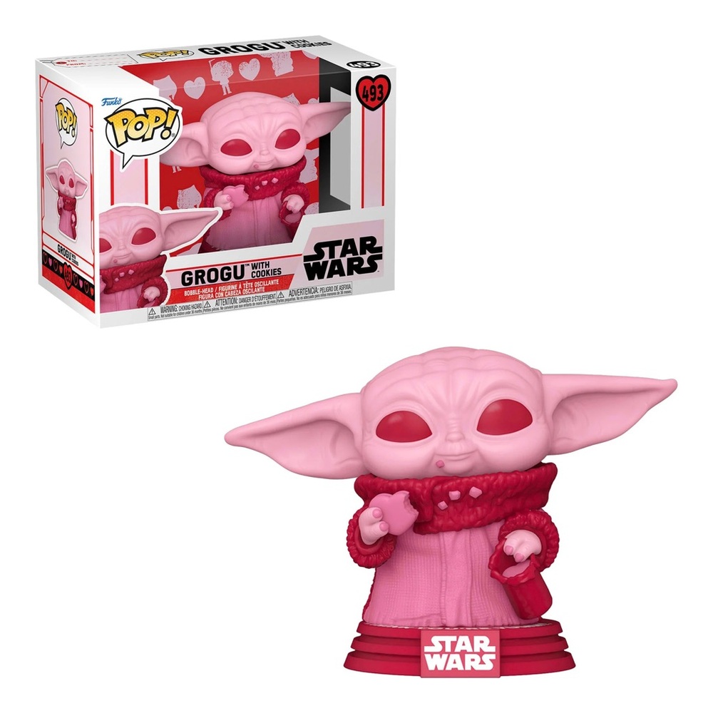 Funko Pink Grogu with Cookies Star Wars Pop! Vinyl Figure